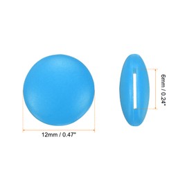 QUARKZMAN 10 Paar Brillen Ohrgriff Silikon Rundtyp 12mm Brillenbügelgriffe Retainer Anti Rutsch Weiche Brillenohrgriffe für Brillen Sonnenbrillen Sportbrillen, Blau