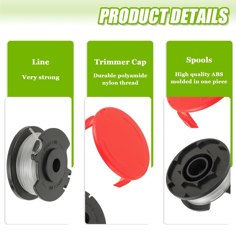 EPLZON Replacement Spool for EIN-hell GE-CT 18/28 Li Replacement Line