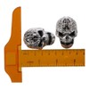 2 Pcs Cool Skull Vent Clips,Metal Skull Head Diffuser Vent