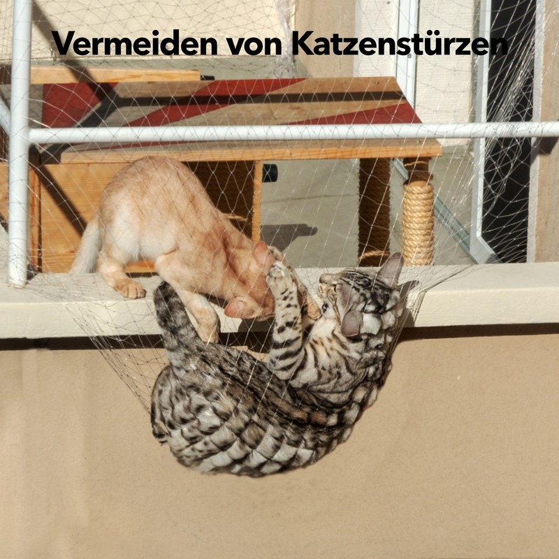 Pet Prime Cat Net for Balcony, 4 x 3 m,