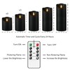 Nimiko Flameless Candles with Remote, Battery Operated Flickering Flameless Candles,