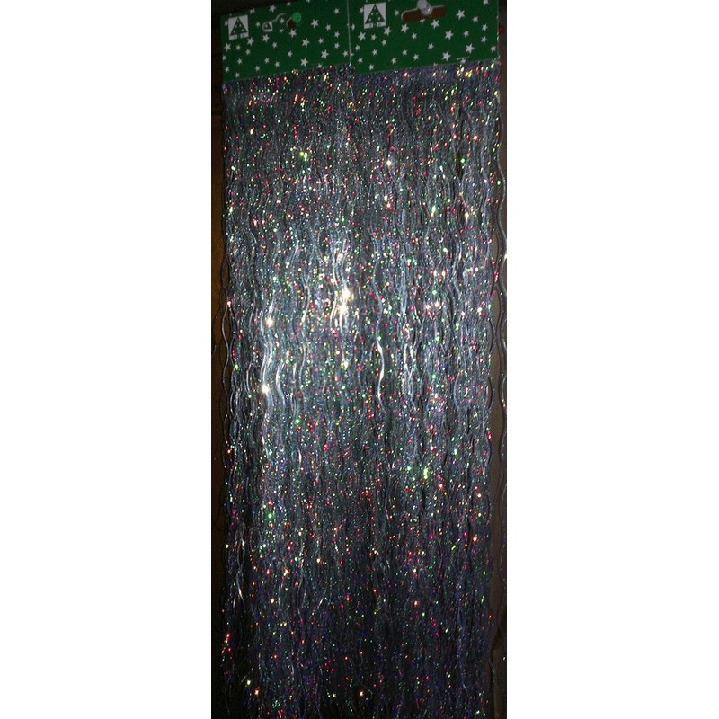 Tinsel Wavy Silver