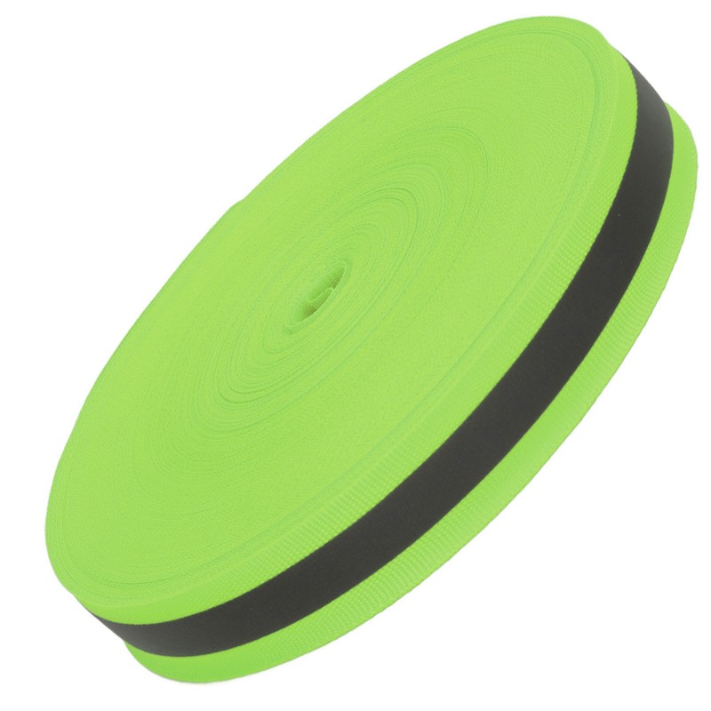Reflective Ribbon Soft Durable Flexible Fluorescent Ribbon for Improving Night