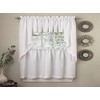 Sweet Home Collection Opaque Rib Cord Kitchen Curtains Swag Pair,