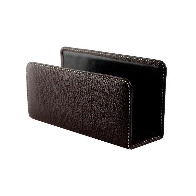 DELMON VARONE - Letter Stand Made of Premium Leather Soft