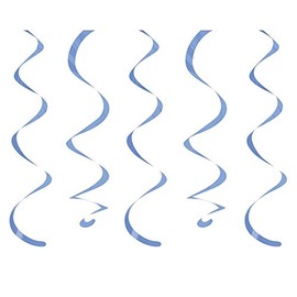 Creative Converting 60 Count Dizzy Danglers, 18", True Blue