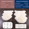 WL&ALLEN Large Sheepskin Rug Genuine Thick and Lush 3 Inch