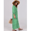 ANRABESS Womens Boho Maxi Dresses 2025 Summer V Neck Puff