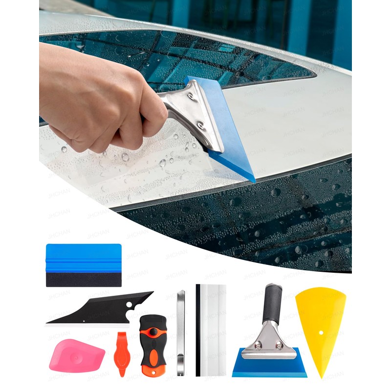 Car Window Tint Tools Kit (9-in-2) - Car Auto Film