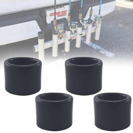 HWIMARINE Fishing Rod Holder Tube Insert Protector, Fit 2" Cap Tube, 4 Pcs (White)