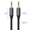 deleyCON PREMIUM 1.5m (4.9 ft) jack cable with Nylon casing