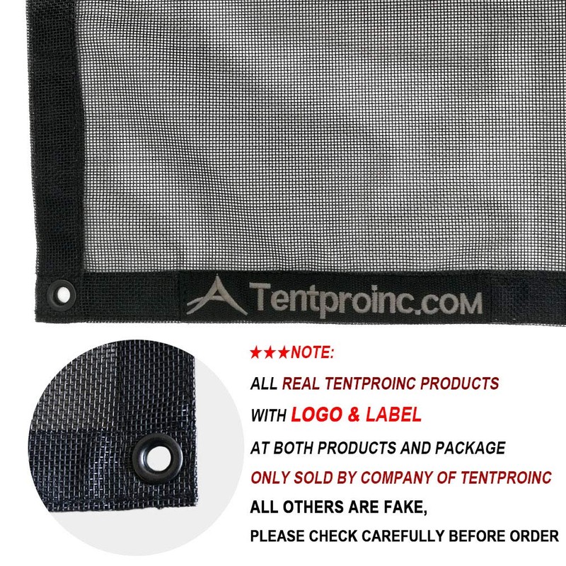 leaveshade Dump Truck Mesh Tarp 7'X10' - (Black) Heavy Duty