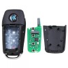 keyecu Upgraded Flip Key Remote 4Button for Toyota 4-Runner 2003-2009