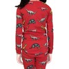 LittLong 12M-5Y - Conjunto de pijama de dinosaurio 100% algodón,