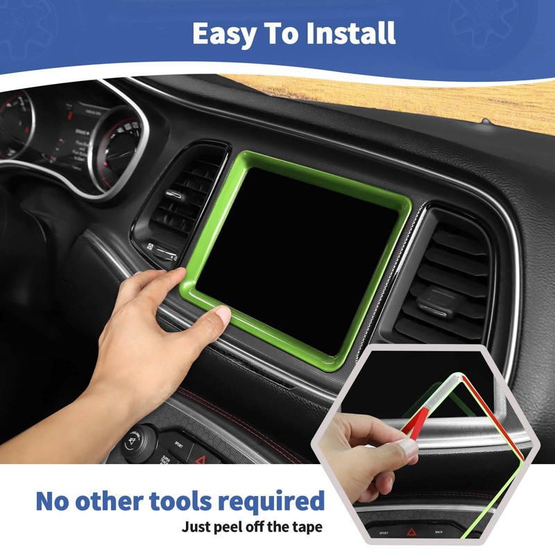 RT-TCZ - Cubierta de Marco de navegación para salpicadero, visualización