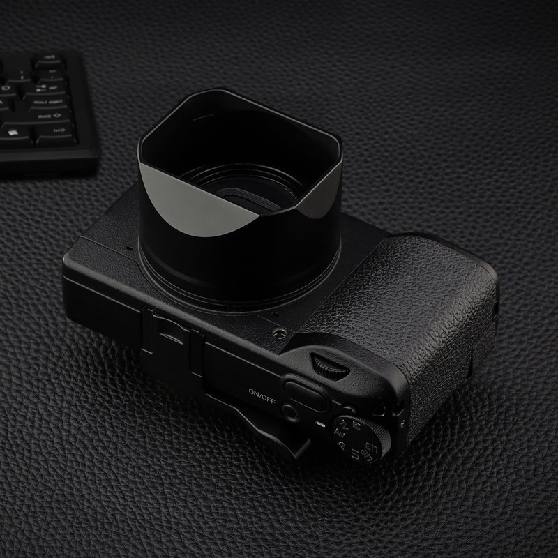Haoge Square Metal Lens Hood for RICOH GRIII GR3 HDF