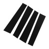 4pcs Black Pillar Posts Door Trim B Pillar Posts Door