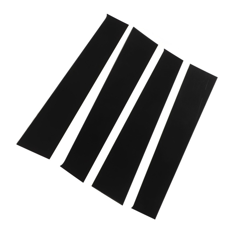4pcs Black Pillar Posts Door Trim B Pillar Posts Door