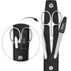 marQus Nail Scissors and Tweezers Set of 3 with File