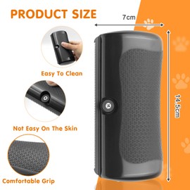 Groomify Pet Care Brush, JINYJIA Pets Tails Deshedding Brush, Groomify Dog Brush for Dogs, Grooming Dog Brush for Cats and Dogs