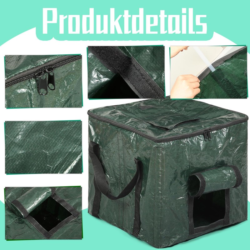 Hlimior Thermal Composter 85L - Garden Composter, Quick Composter &