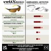 voltX GT ADJUSTABLE Bifocal Reading Safety Glasses (Brown Lens +2.5),