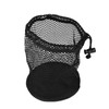 fasient1 Golf Ball Bag Black Mesh Nylon Sack Bag Portable