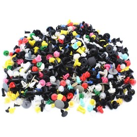 TAKPART 500x Universal Car Mounting Clips Door Trim Clips Bumper Fixing Clips Release Tool