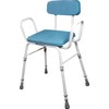 Aidapt Multi-Use Perching Stool.4 in 1 Configuration,Comfy Padded Seat&Back,Height Adjustable,Push