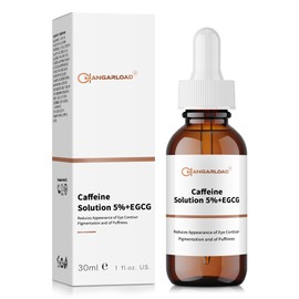 Caffeine Solution 5% + EGCG Eye Serum for Skin Care Caffeine Eye Hyaluronic Acid Reducing Puffiness and Dark Circles, Niacinamide Under Serum, Under Bags and Wrinkles 30ml