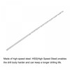 sourcing map HSS(High Speed Steel) Extra Long Twist Drill Bits,