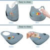 UBINGSOPA Silicone Baby Bibs – Adjustable, Soft, Waterproof & Durable,
