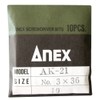 ANEX AK-21 Bit Single Head Manual Impact 0.3 inch (8 mm) Hex + 3x36 10 Bag