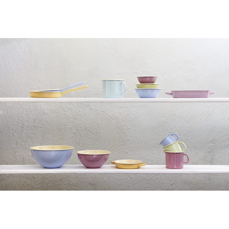 Riess 0304-006 Classic-Household Articles Colour/Pastel Bowl, Diameter-16 cm Yellow