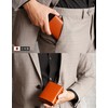 Tochigi Leather Wallet, Men's, Bifold Wallet, Made in Japan, Box-shaped