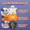 Spa Life Mascarilla de Halloween animada con diseño de calabaza,
