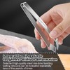 2 PCS Professional Fish Bone Tweezers,Stainless Steel Fish Bone Remover