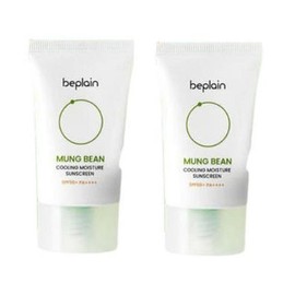 beautiful B.Plain Mung Bean Cooling Moisture Sun Cream 50ml+50ml (AD) / 비플레인 녹두 쿨링 수분 선크림 50ml+50ml (AD)