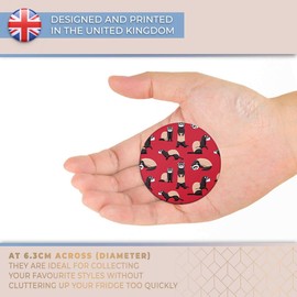 Destination Vinyl ltd Magnet for Refrigerator, Fridge - Cute Ferret Animal Rodent for Office, Cabinet and Whiteboard, Magnetic Stickers, 3270