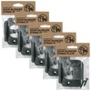 Door Silencer Strike Plate - Flexible, Noise Eliminating Fix for