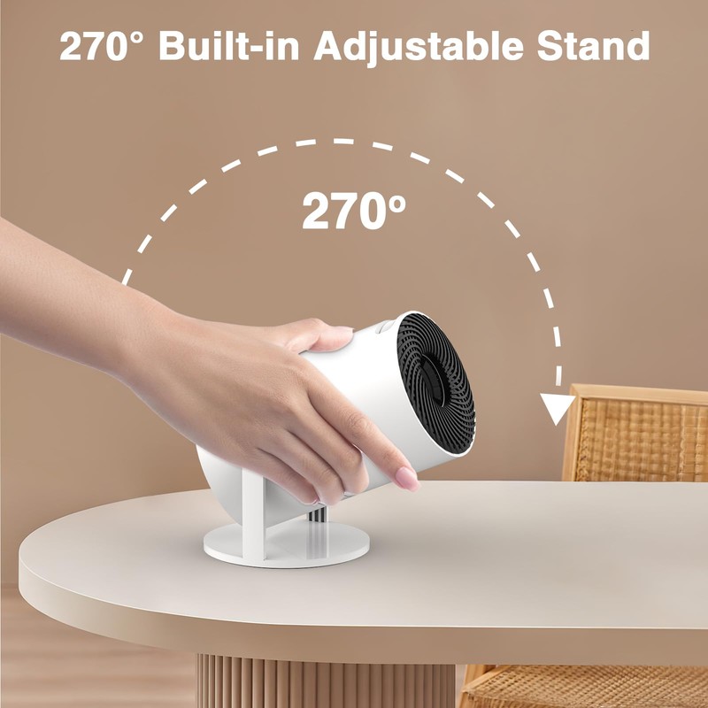GKLPO Built-in Apps Projector 4K with WiFi 6 and Bluetooth,