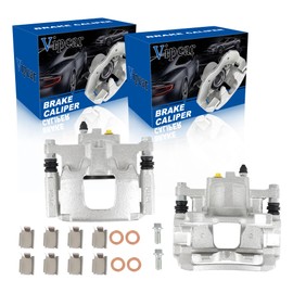 VIPCAR Rear Brake Caliper Set with Bracket – Compatible with 2007–2011 Dodge Nitro, 2008–2012 Jeep Liberty, 2007–2017 Jeep Wrangler, 2018 Wrangler JK – Left & Right – Replaces 18-B5046, 18-B5047