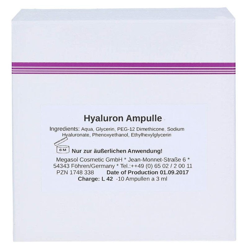 Hyaluron Ampoules 10 x 3 ml