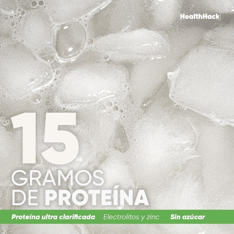 Health Hack Clear Whey Protein Water Lima Limón: Refrescante, con