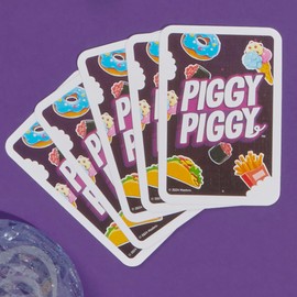 Hasbro Gaming Piggy Piggy Card Game, Fun and Fast Card Game for Families, Children, Teenagers and Adults, Ages 7+, for 2 to 6 Players