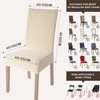 Viste tu hogar Pack of 2 Chair Covers Dining Room