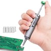 Solder Sucker Tool No Clog Silicone-Tip Manual Desoldering Pump Soldering