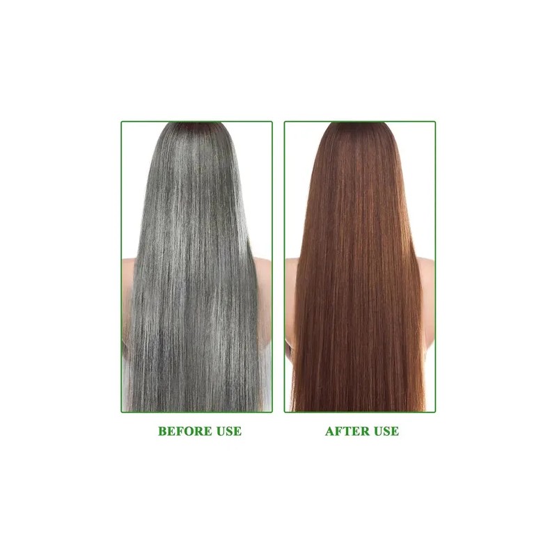 Shampoo Tinte Castaño Cubre Canas Fortalece Y Nutre 3 En