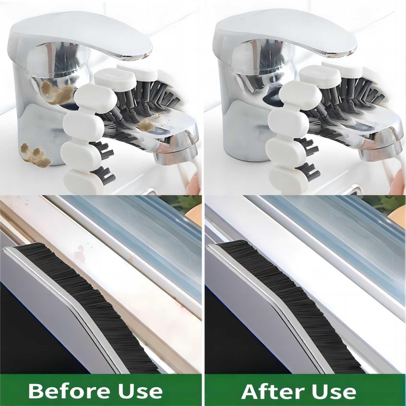 3 Pcs Crevice Cleaning Brush Hard Bristle Crevice Gap Brush