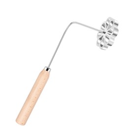 Pinafresa Rosette Timbale Iron Set Bunuelera with Handle Traditional Mexican Bunuelo Pastry Maker Cutter for Kitchen Gadget Flower